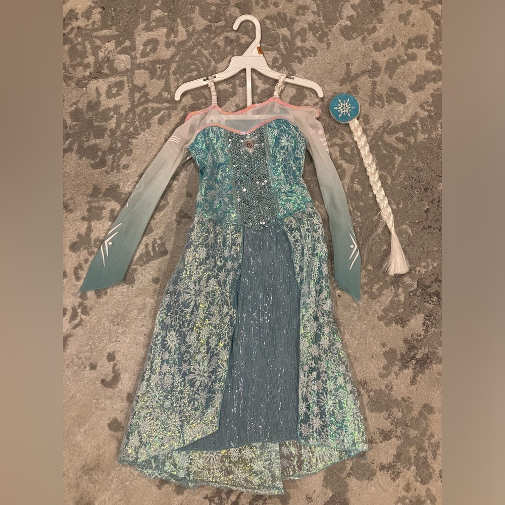 DISNEY FROZEN ELSA costume dress up cosplay kids